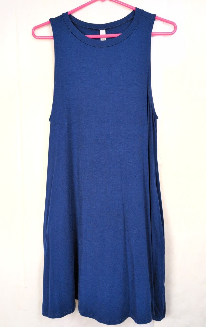 Jolie navy blue jersey tank dress size Sm Modal Casual Minimal Comfort Capsule